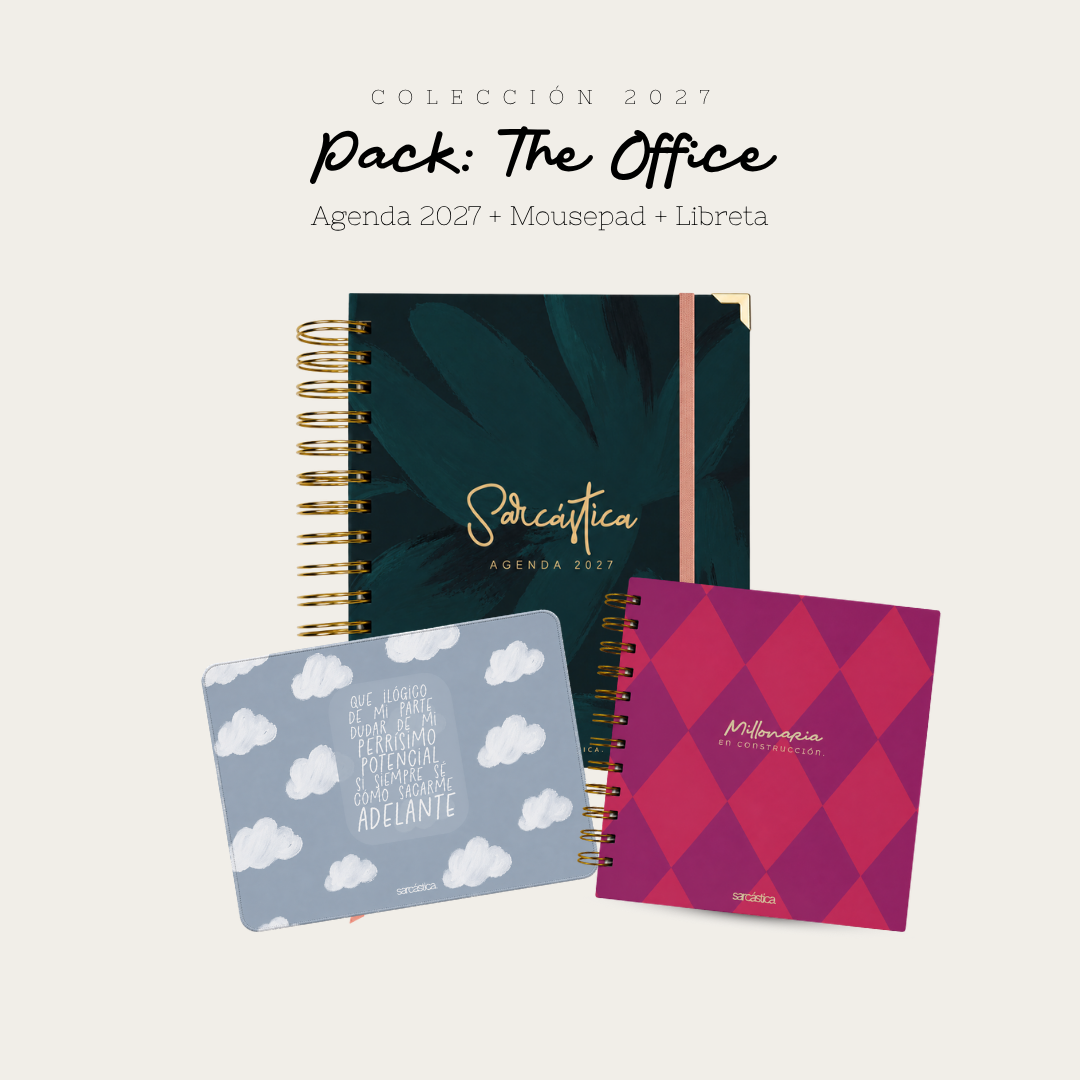 Pack Agenda: The Office (Agenda Sarcástica 2027 + Mousepad + Libreta) (PREVENTA)