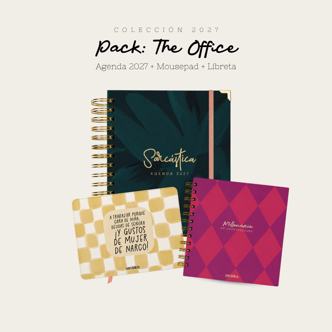 Pack Agenda: The Office (Agenda Sarcástica 2027 + Mousepad + Libreta) (PREVENTA)