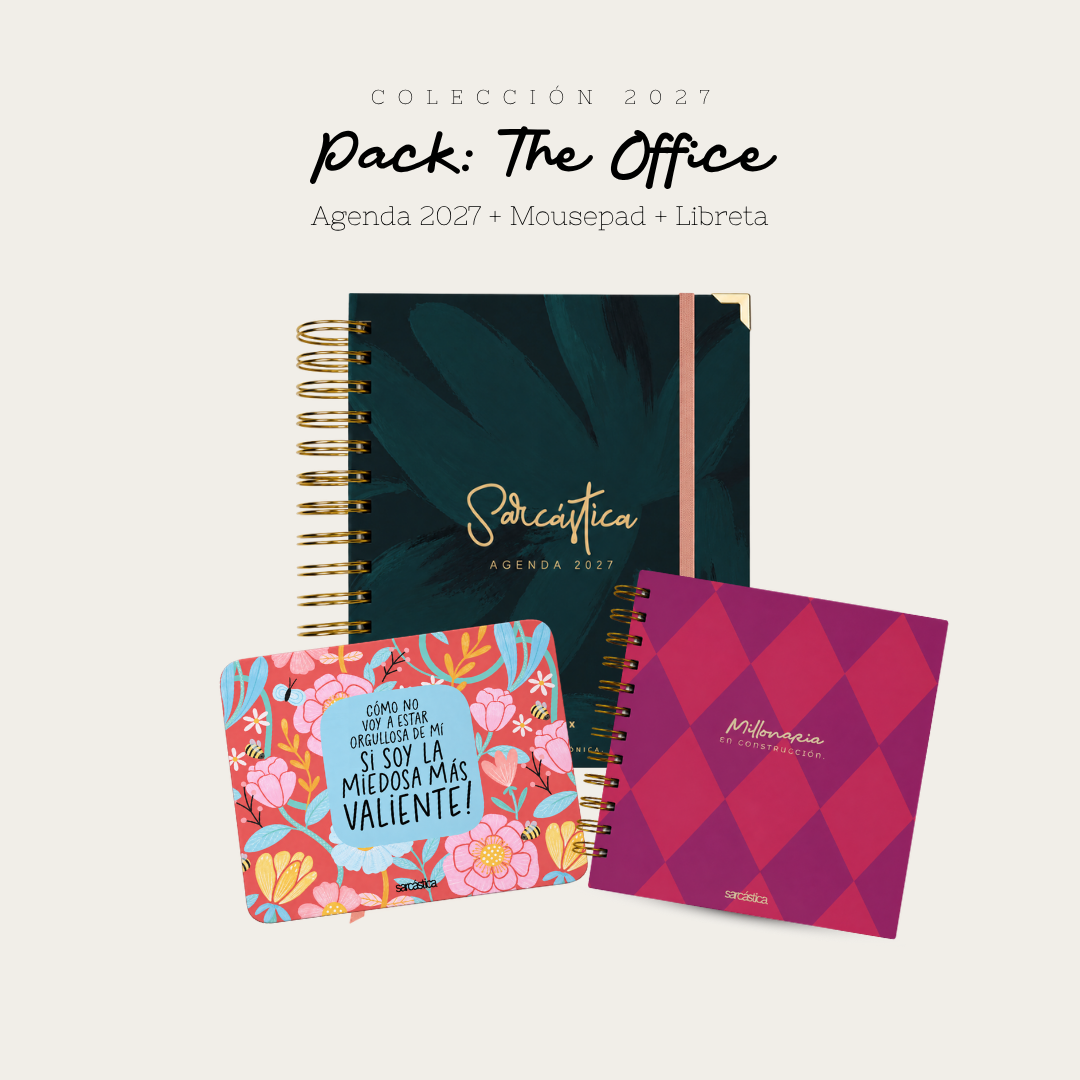 Pack Agenda: The Office (Agenda Sarcástica 2027 + Mousepad + Libreta) (PREVENTA)