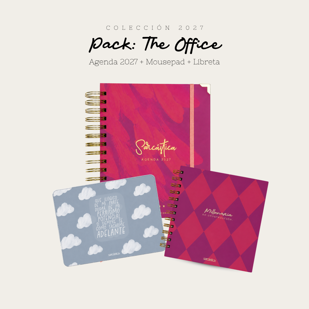 Pack Agenda: The Office (Agenda Sarcástica 2027 + Mousepad + Libreta) (PREVENTA)