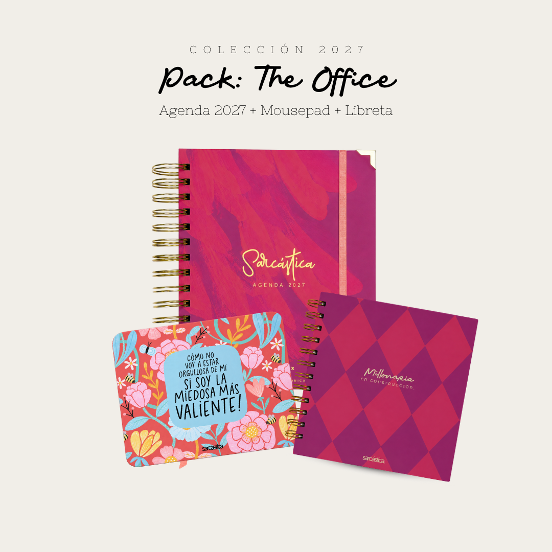 Pack Agenda: The Office (Agenda Sarcástica 2027 + Mousepad + Libreta) (PREVENTA)