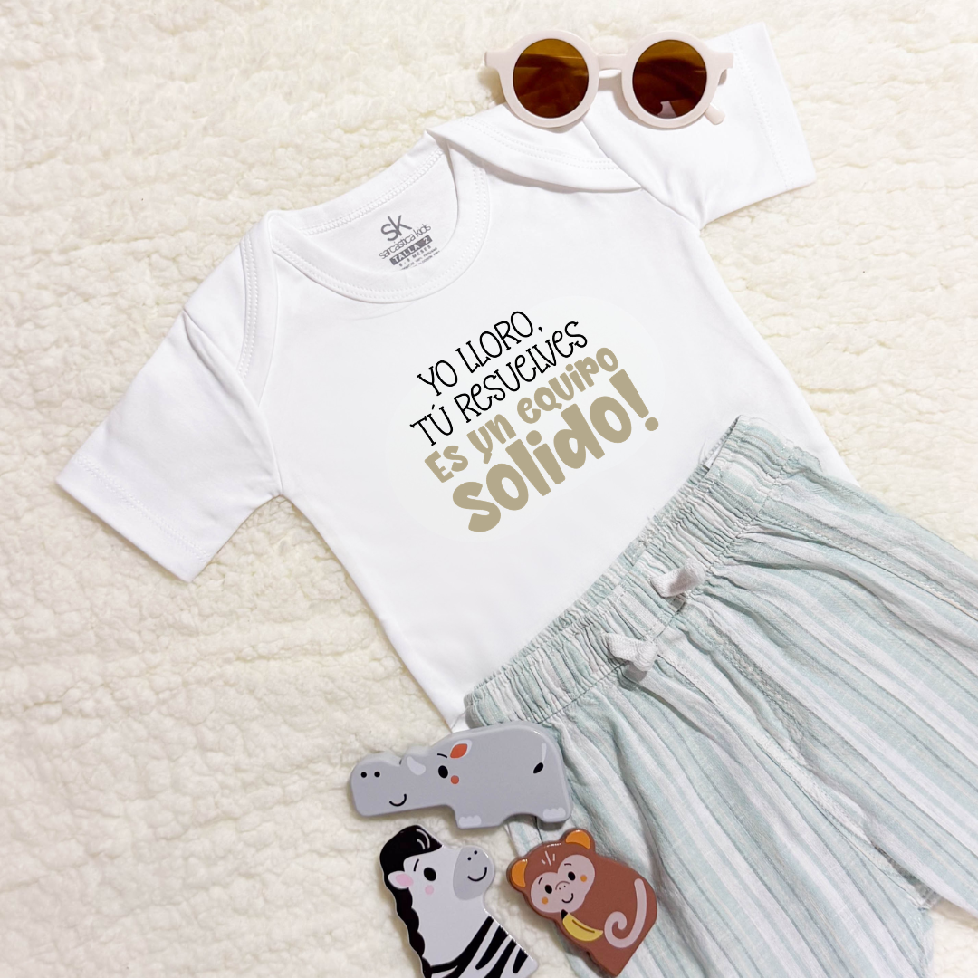 Body para Bebé Mamá - ¡Equipo sólido!