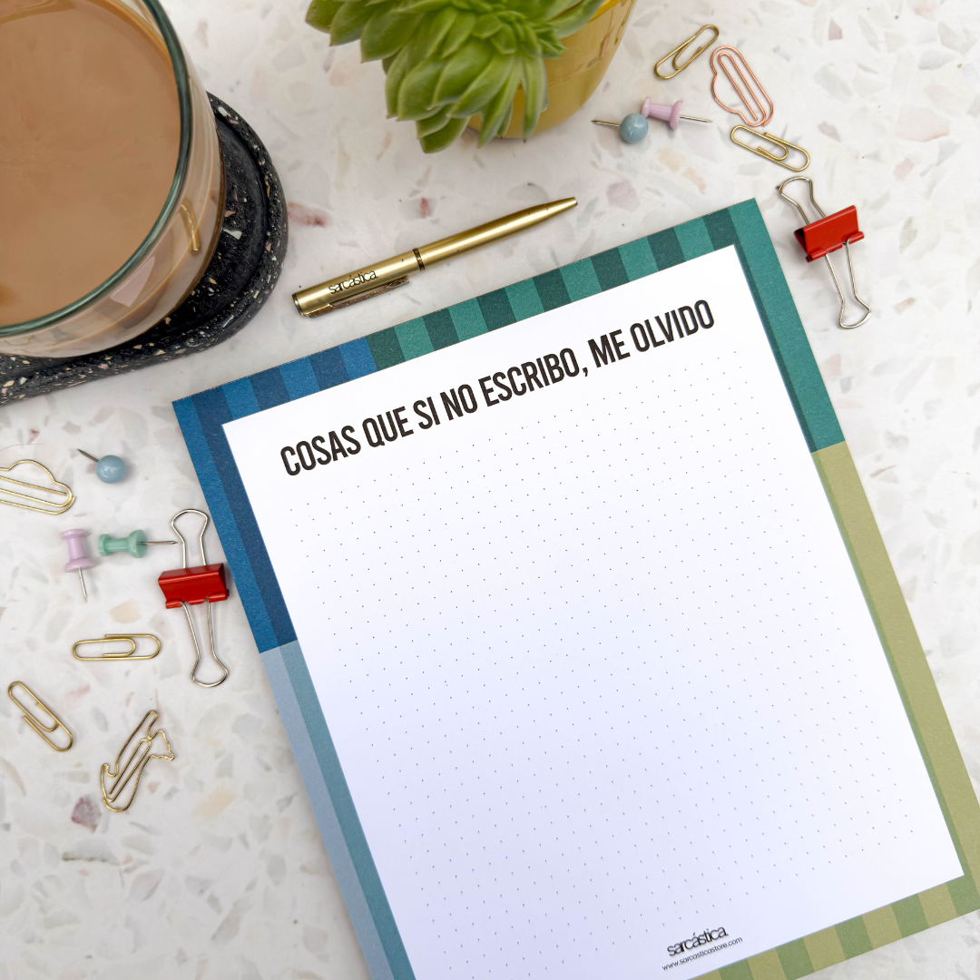 Notepads - Cosas que si no escribo, me olvido
