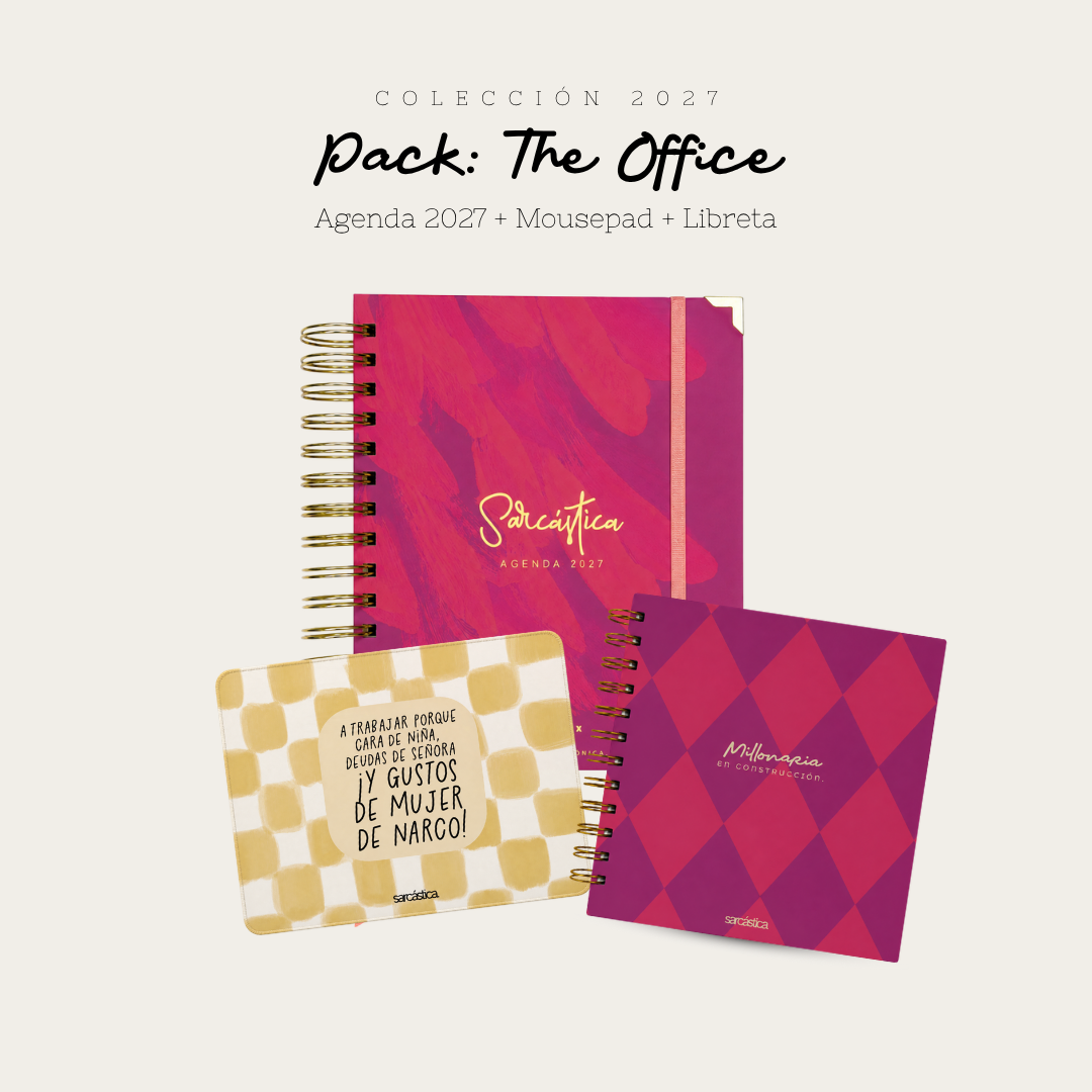 Pack Agenda: The Office (Agenda Sarcástica 2027 + Mousepad + Libreta) (PREVENTA)