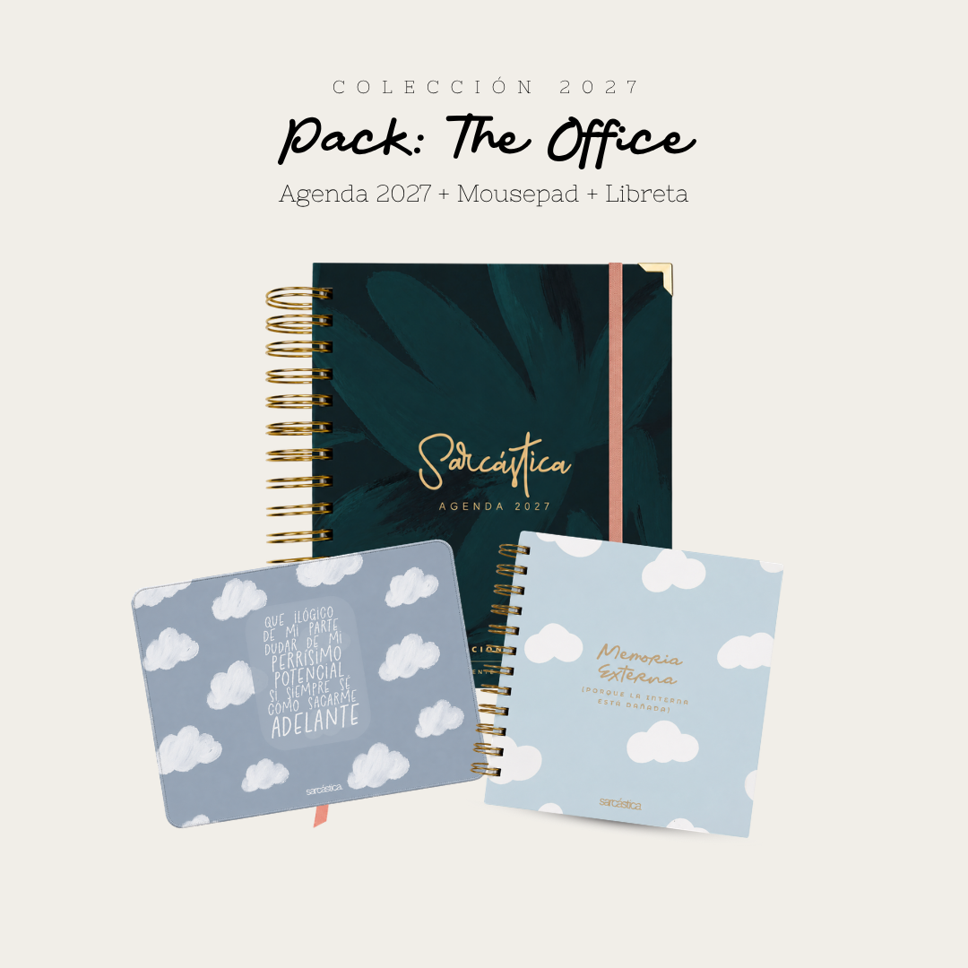 Pack Agenda: The Office (Agenda Sarcástica 2027 + Mousepad + Libreta) (PREVENTA)