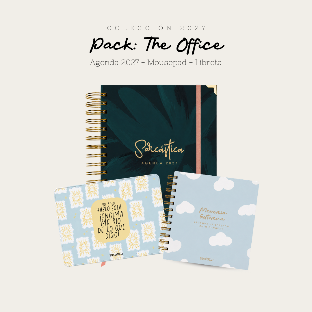 Pack Agenda: The Office (Agenda Sarcástica 2027 + Mousepad + Libreta) (PREVENTA)