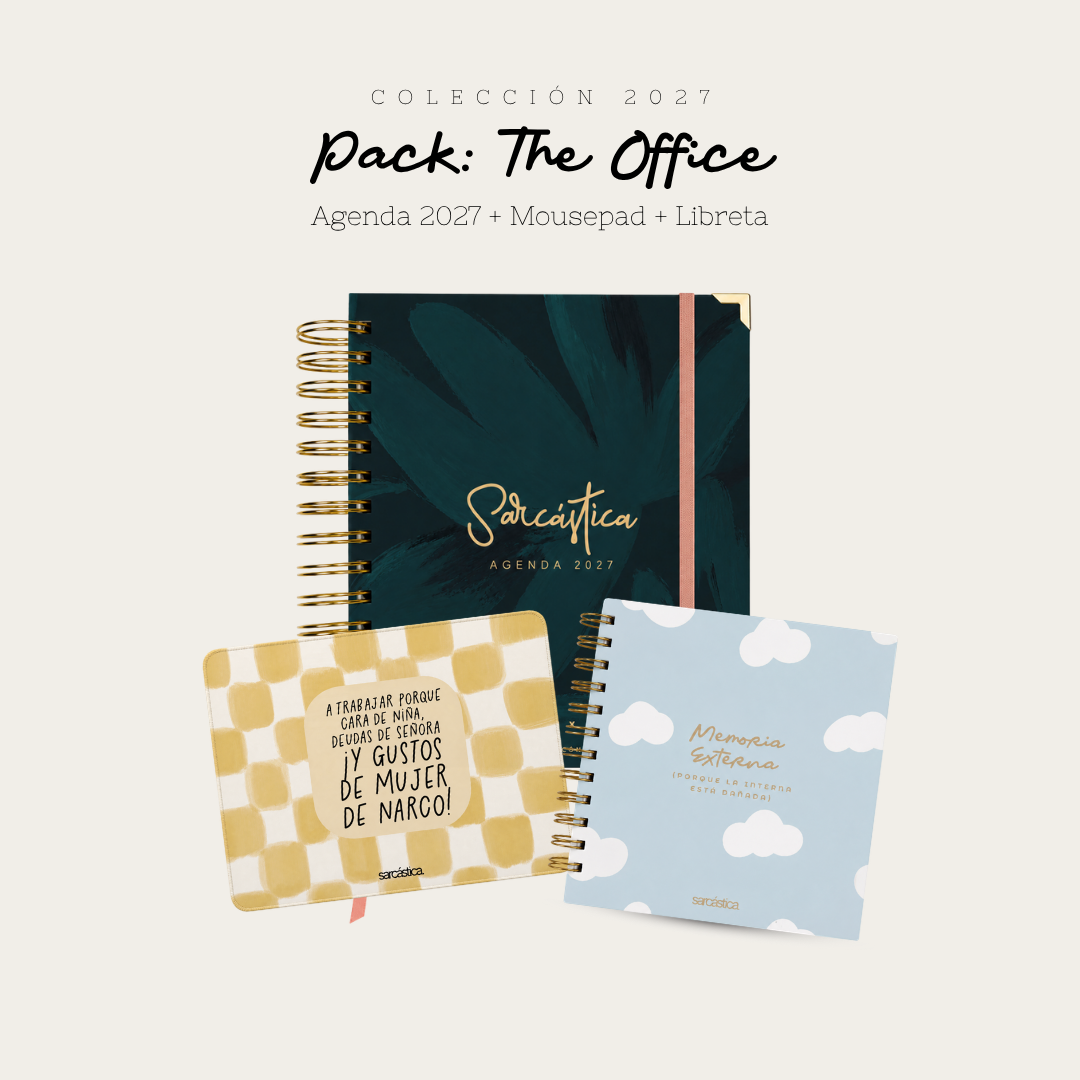 Pack Agenda: The Office (Agenda Sarcástica 2027 + Mousepad + Libreta) (PREVENTA)