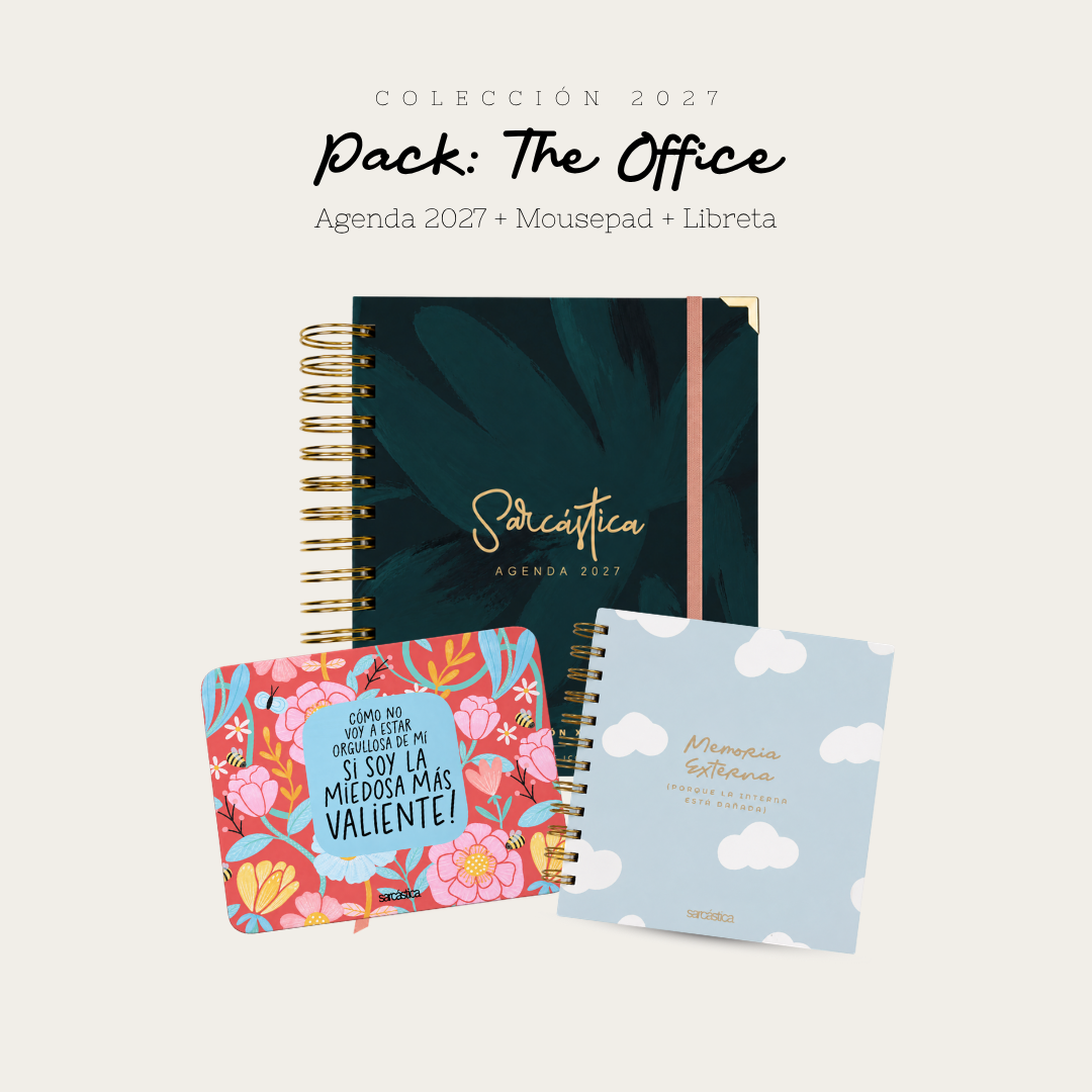 Pack Agenda: The Office (Agenda Sarcástica 2027 + Mousepad + Libreta) (PREVENTA)