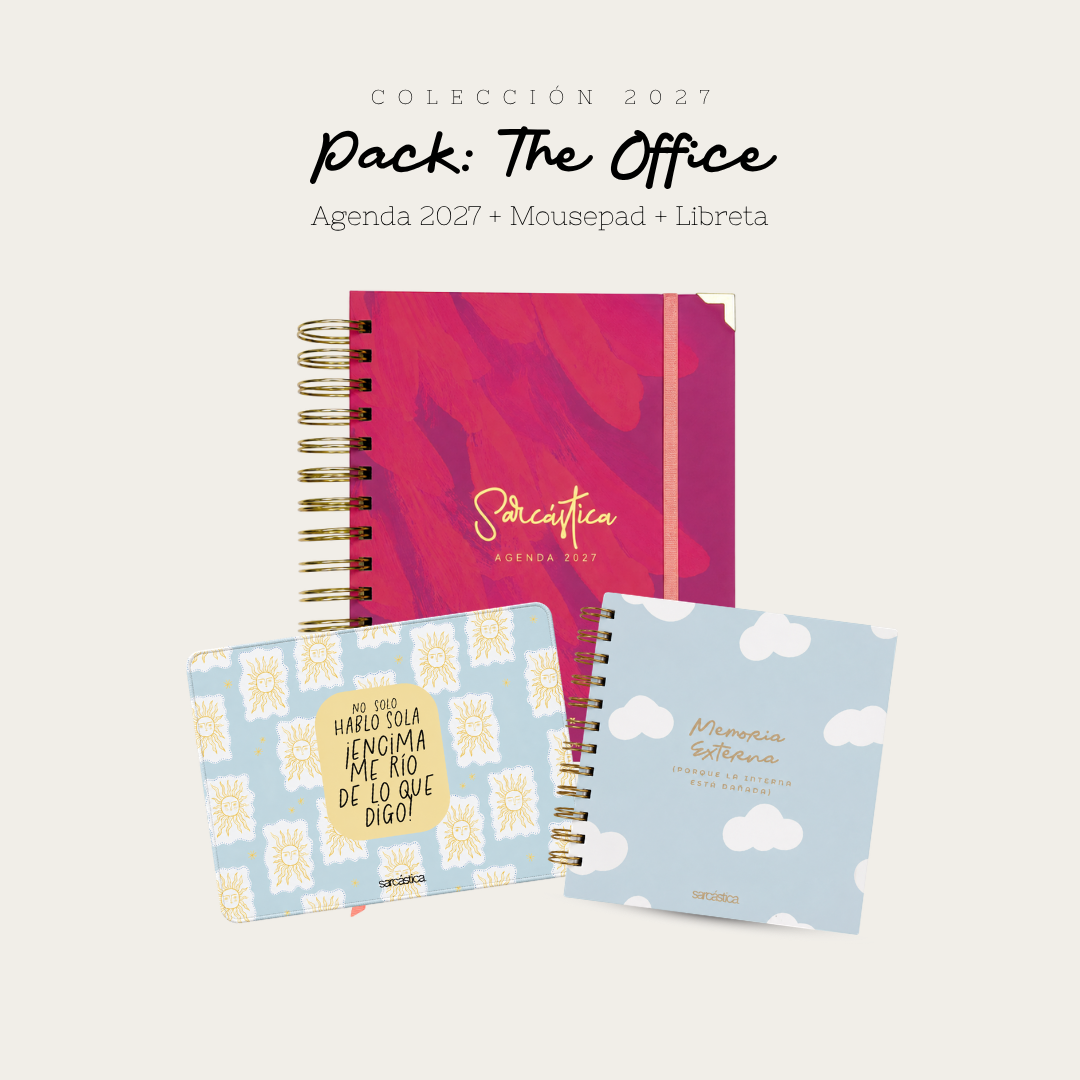Pack Agenda: The Office (Agenda Sarcástica 2027 + Mousepad + Libreta) (PREVENTA)