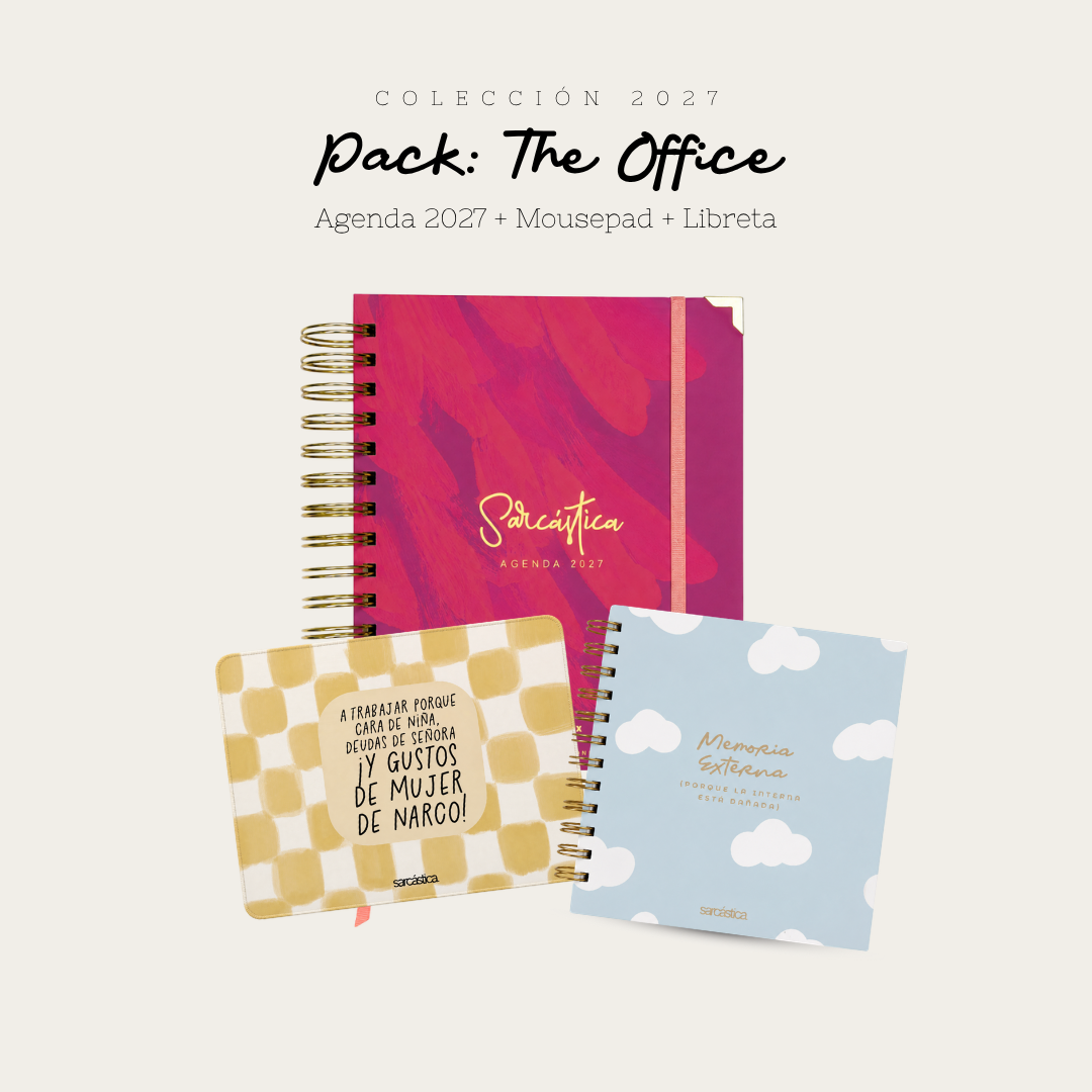 Pack Agenda: The Office (Agenda Sarcástica 2027 + Mousepad + Libreta) (PREVENTA)