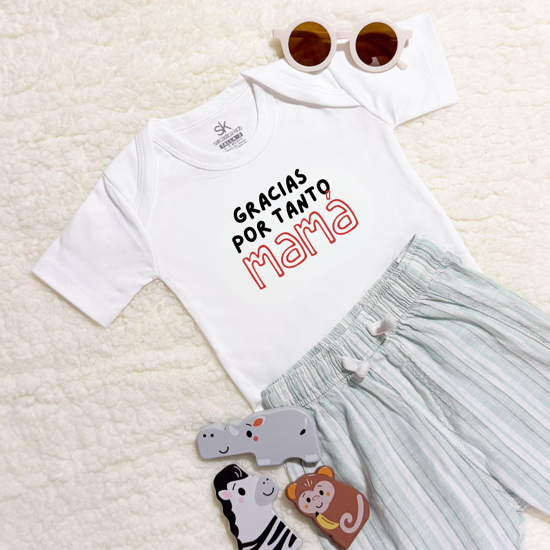 Body para bebé Mamá - Gracias por tanto mamá