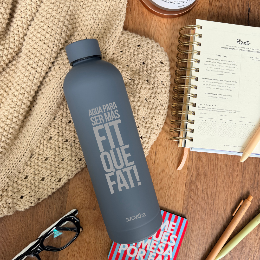 Botella Térmica Velvet: Agua para ser más fit que fat!