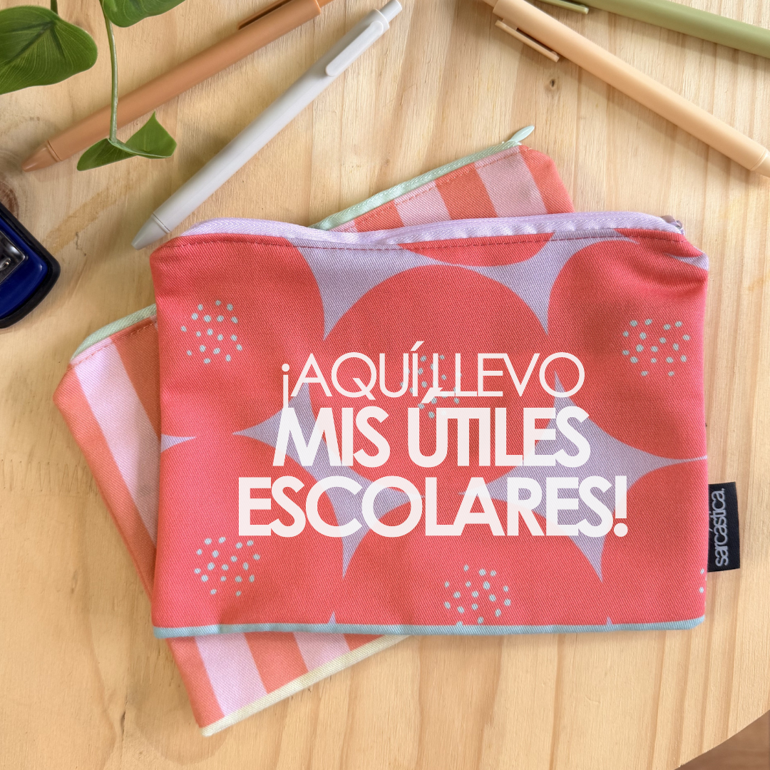 Cartuchera l Para Maestra - ¡Aquí llevo mis útiles escolares!