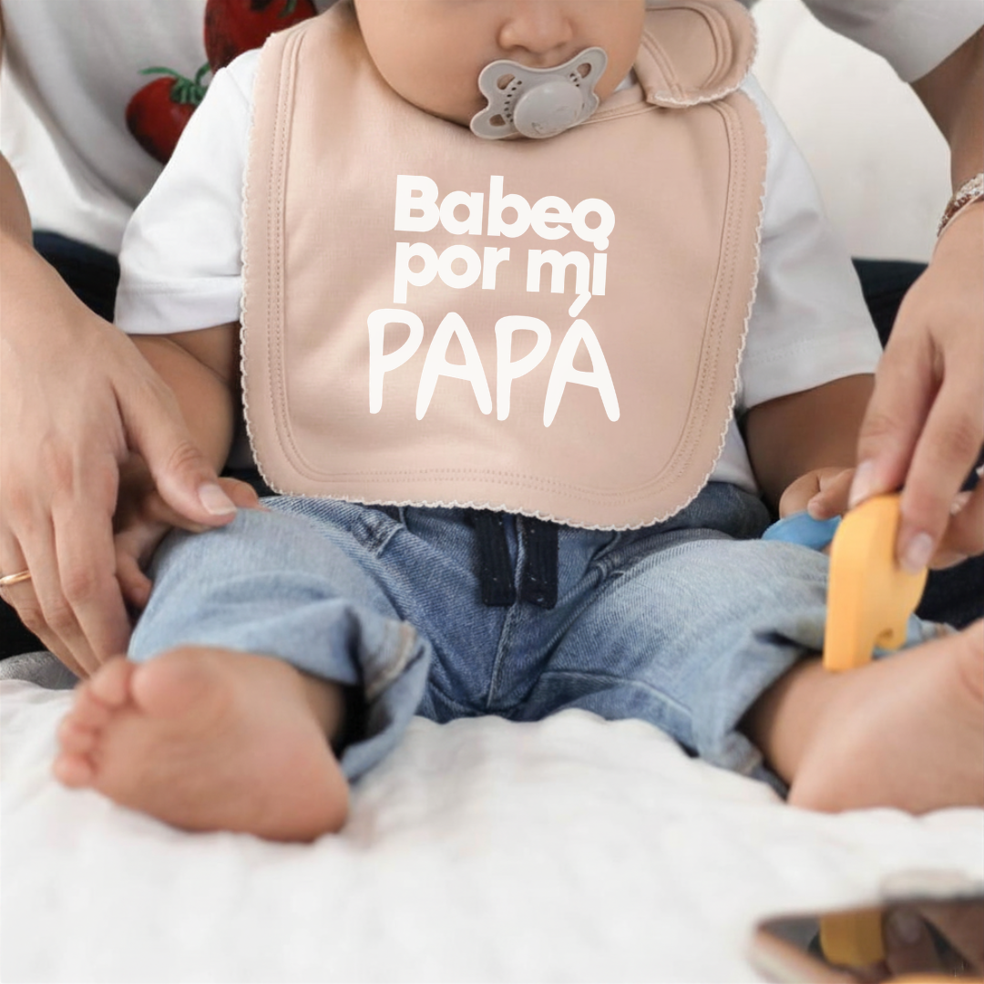 Babero - Babeo por mi Papá/Mamá