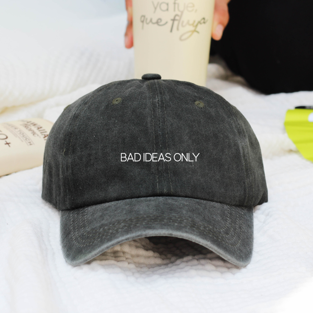 Gorra Washed - Bad Ideas Only