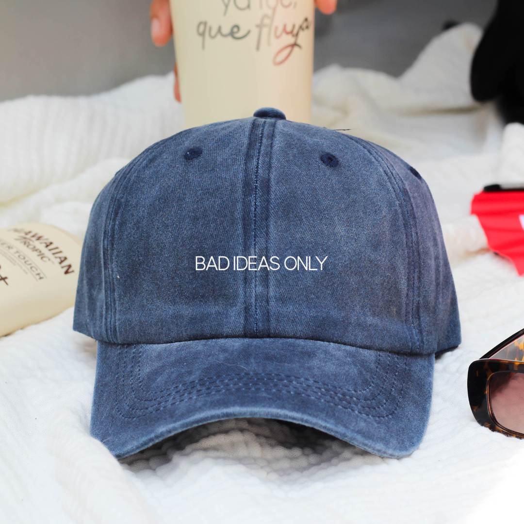 Gorra Washed - Bad Ideas Only
