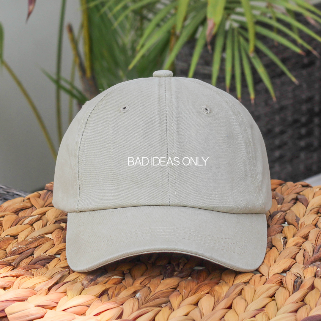 Gorra Washed - Bad Ideas Only