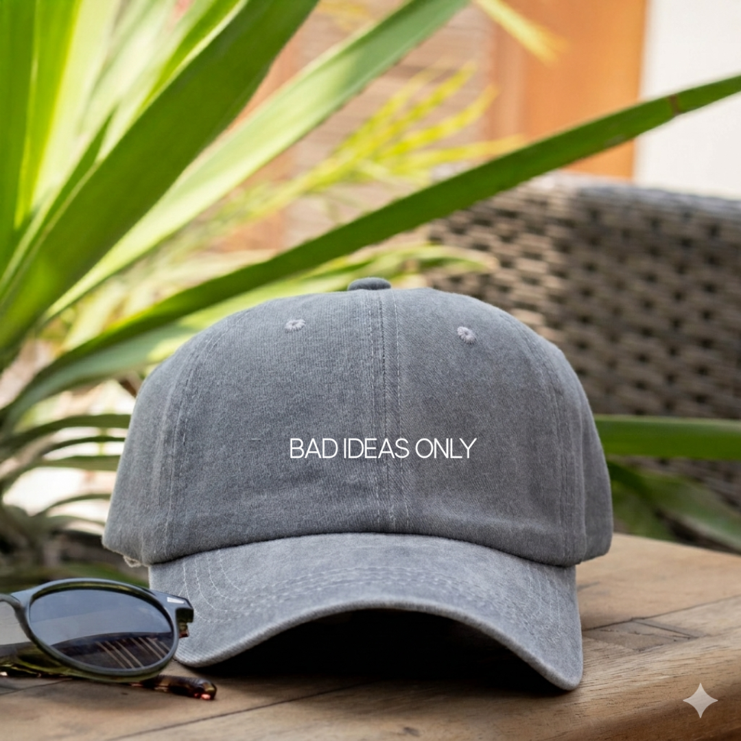 Gorra Washed - Bad Ideas Only