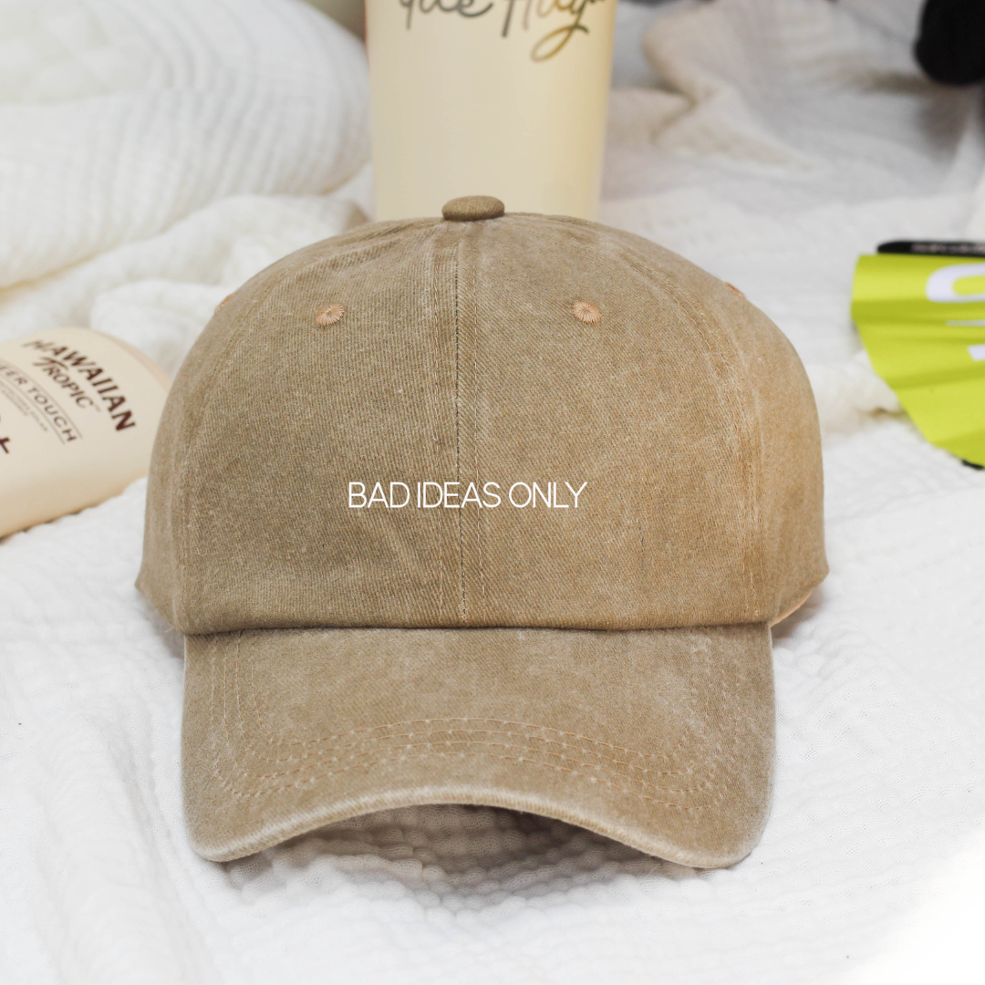 Gorra Washed - Bad Ideas Only