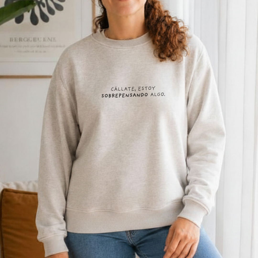 Polera l Mujer - Cállate, estoy sobre pensando algo