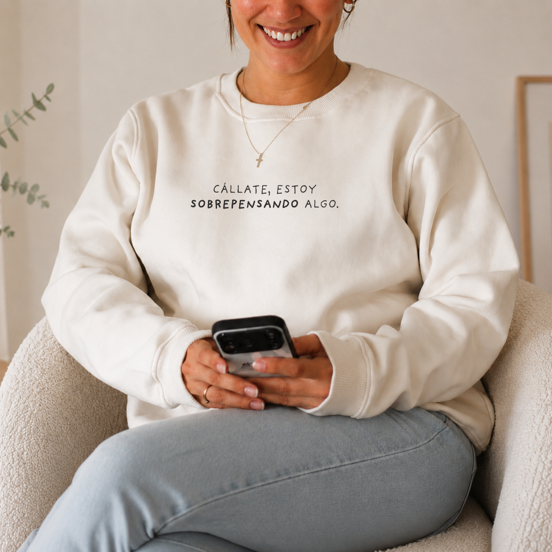 Polera l Mujer - Cállate, estoy sobre pensando algo