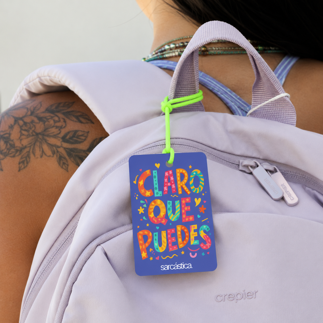 Tags de Mochila Escolar - Claro que puedes