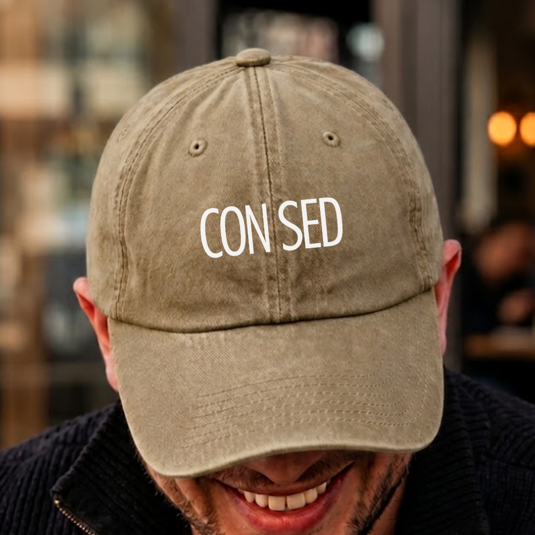 Gorra Washed l Papá - Con sed