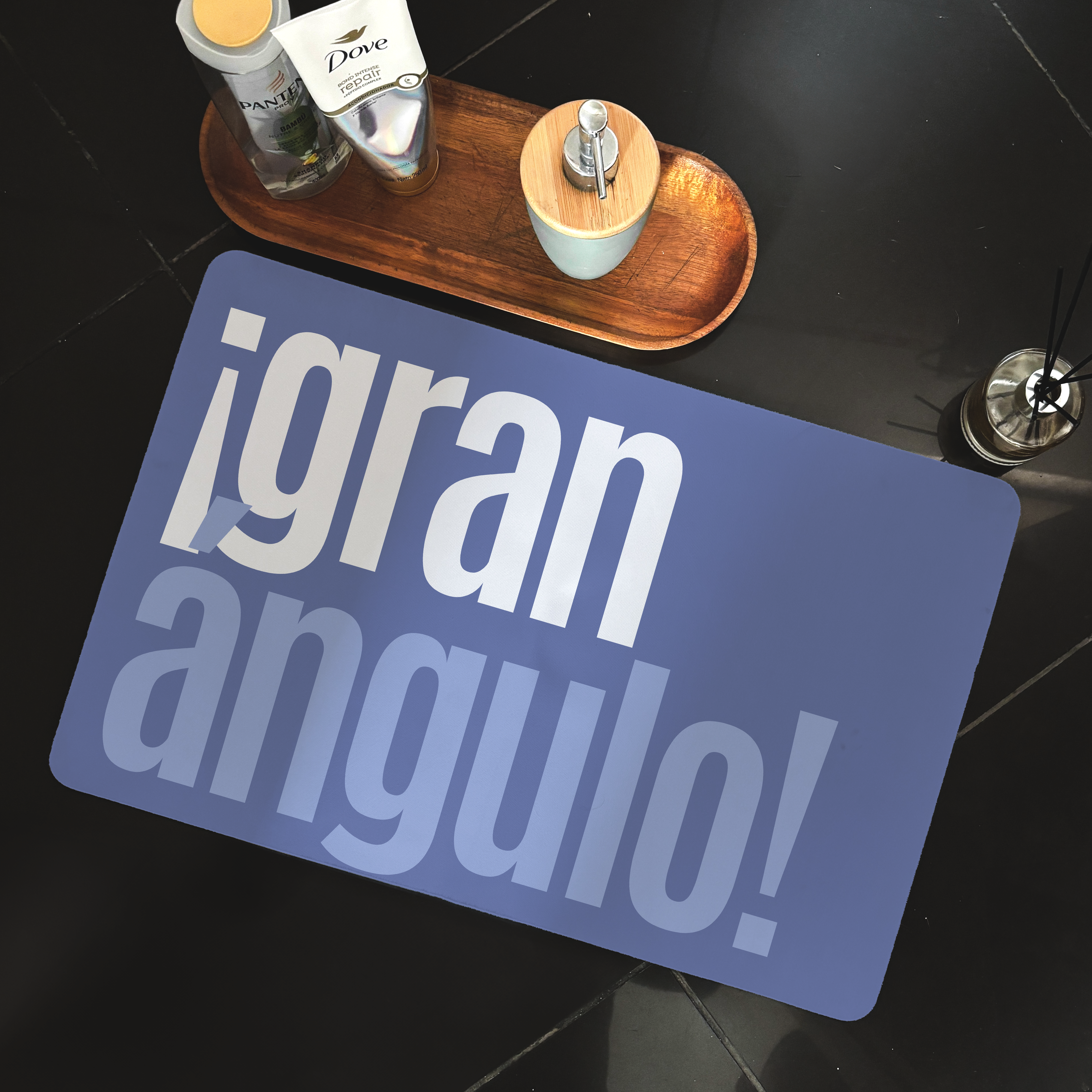 Tapete para Baño - ¡Gran Ángulo!