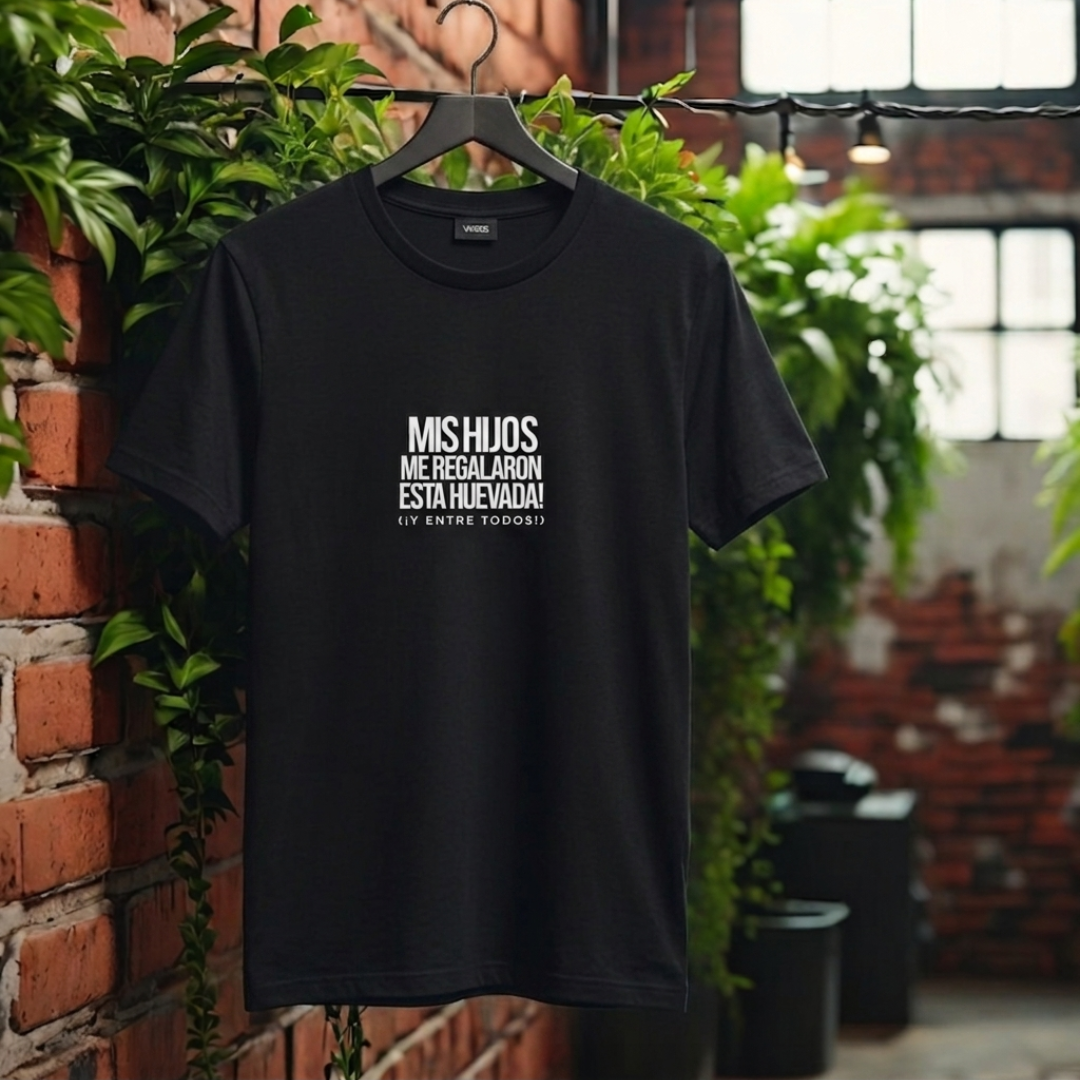 Polo Hombre Mis hijos me regalaron esta huevada! (¡Y entre todos!)