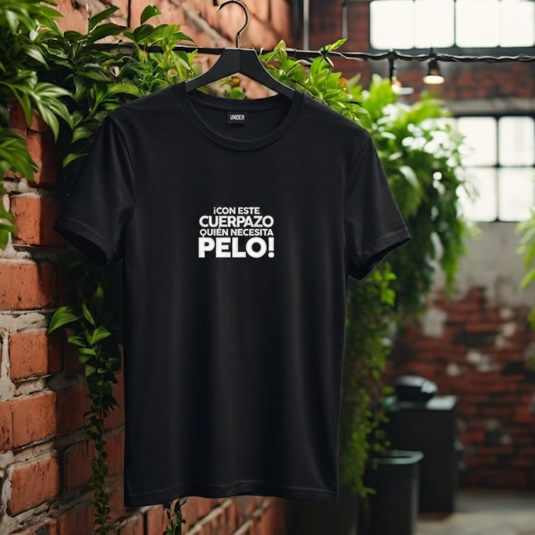 Polo Hombre ¡Con este cuerpazo quién necesita pelo!