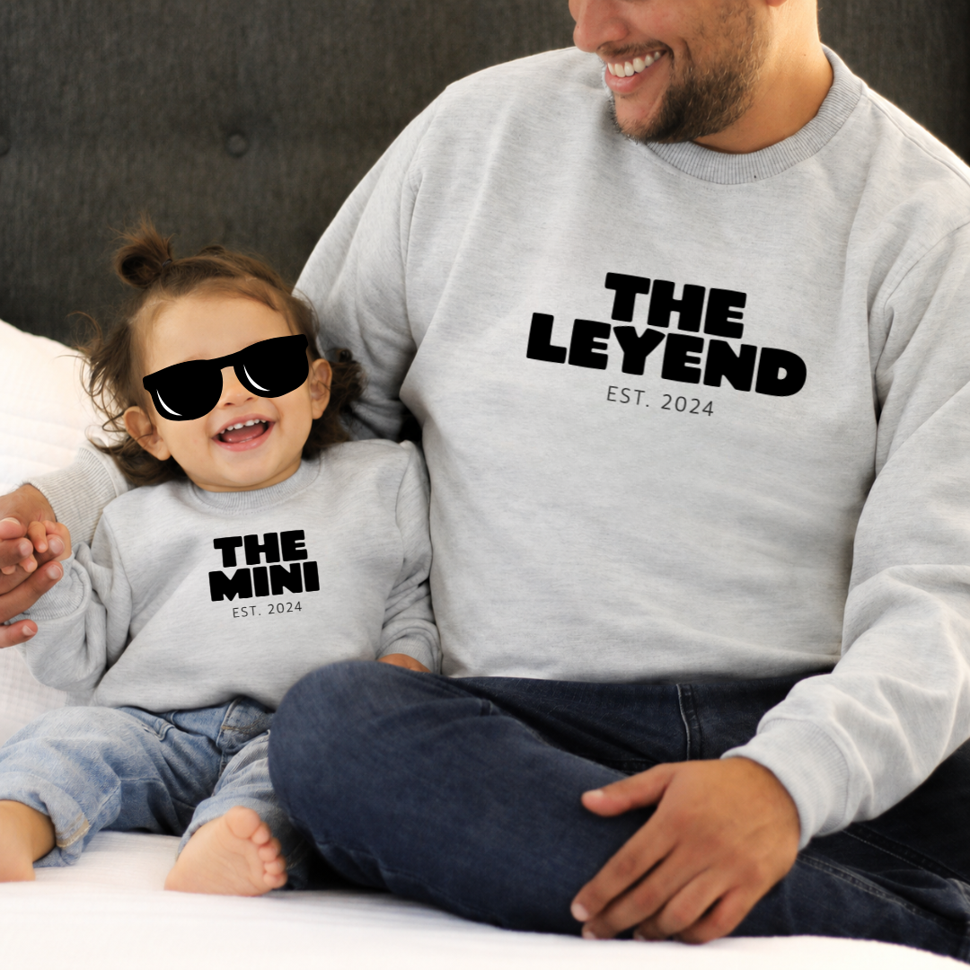 Poleras Match | Papá - The leyend est. 2024