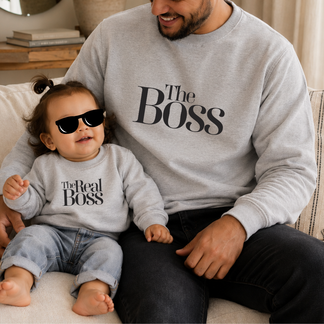 Poleras Match | Papá - The Boss