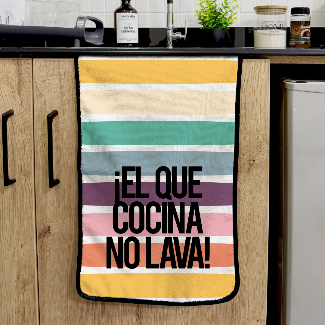 Secador - ¡El que cocina no lava!