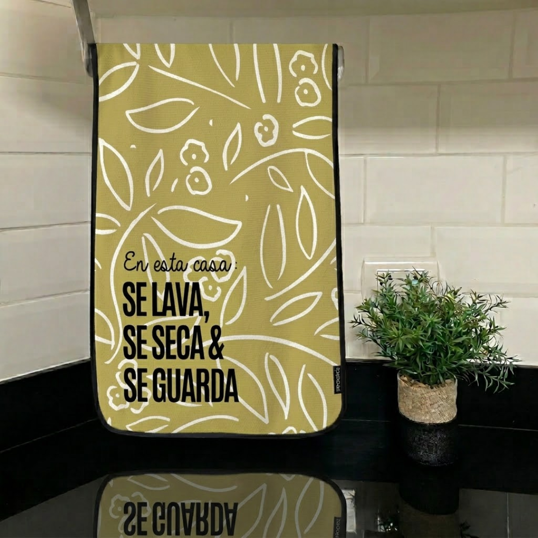 Secador - En esta casa: Se lava, se seca &amp; se guarda
