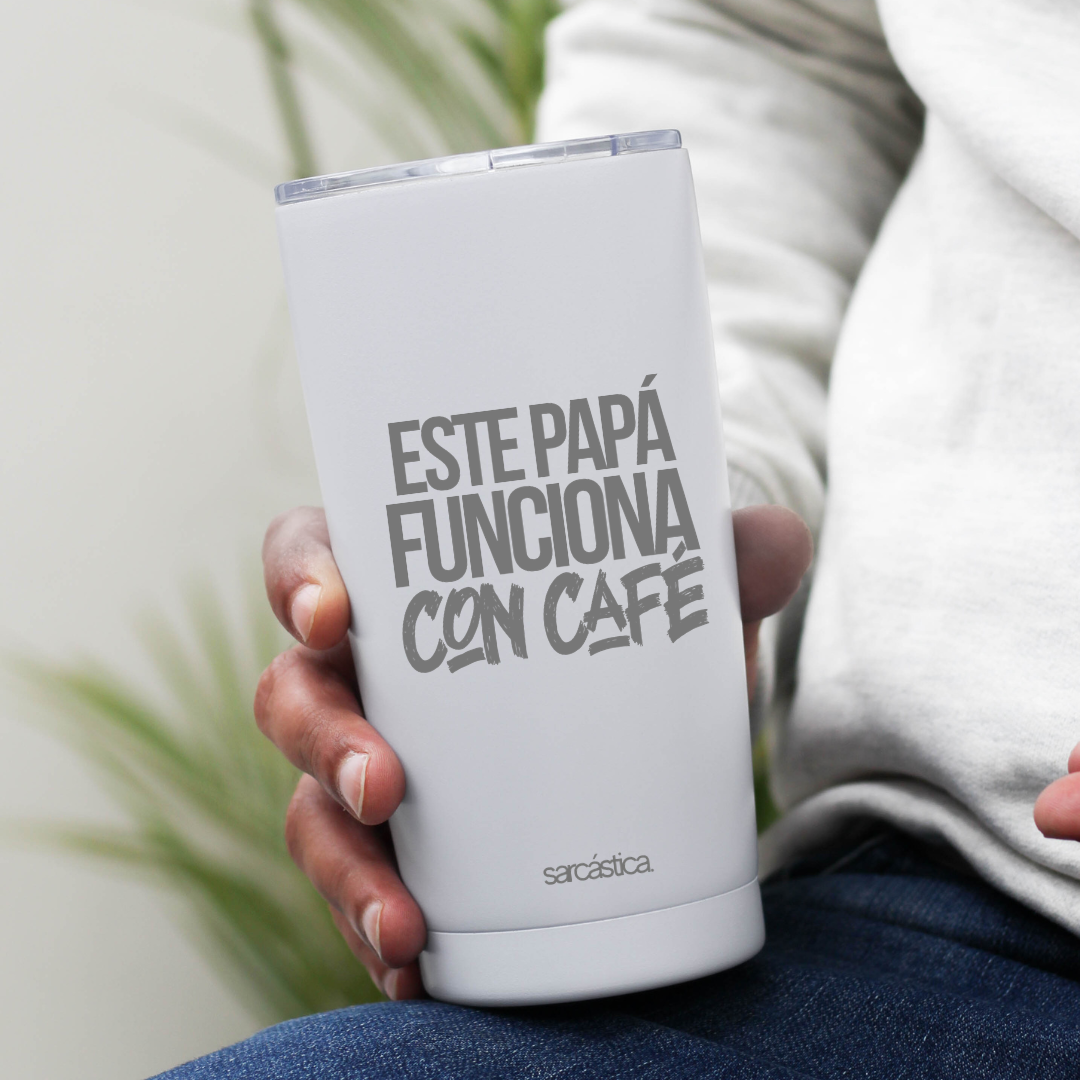 Vaso Térmico Papá - Este Papá funciona con café