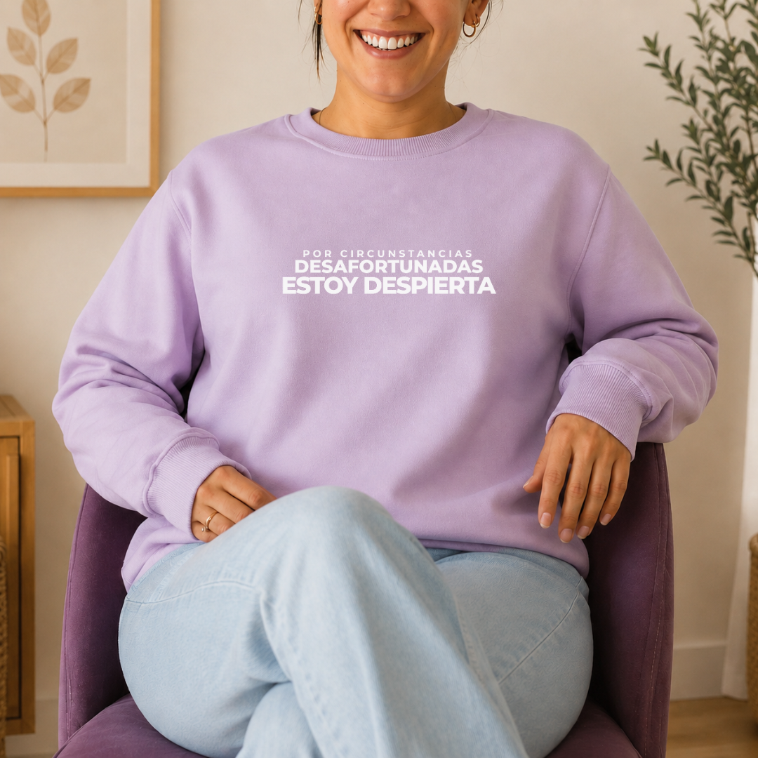 Polera l Mujer - Por circunstancias desafortunadas estoy despierta