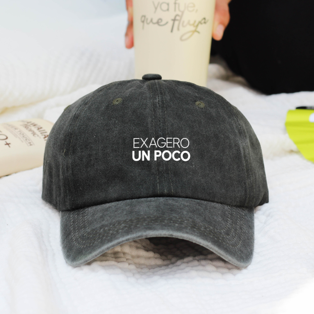 Gorra Washed - Exagero un poco