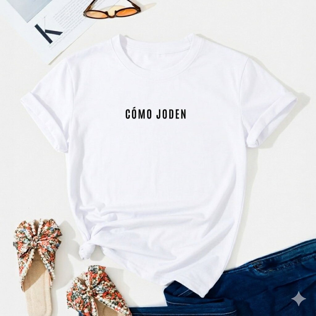 Polo Mujer "Cómo Joden"