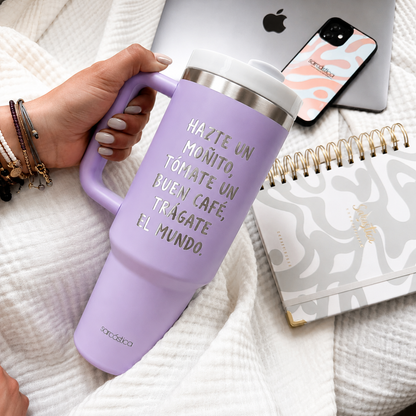 Taza Térmica PRO MAX - Hazte un moñito, tómate un buen café