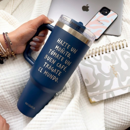 Taza Térmica PRO MAX - Hazte un moñito, tómate un buen café
