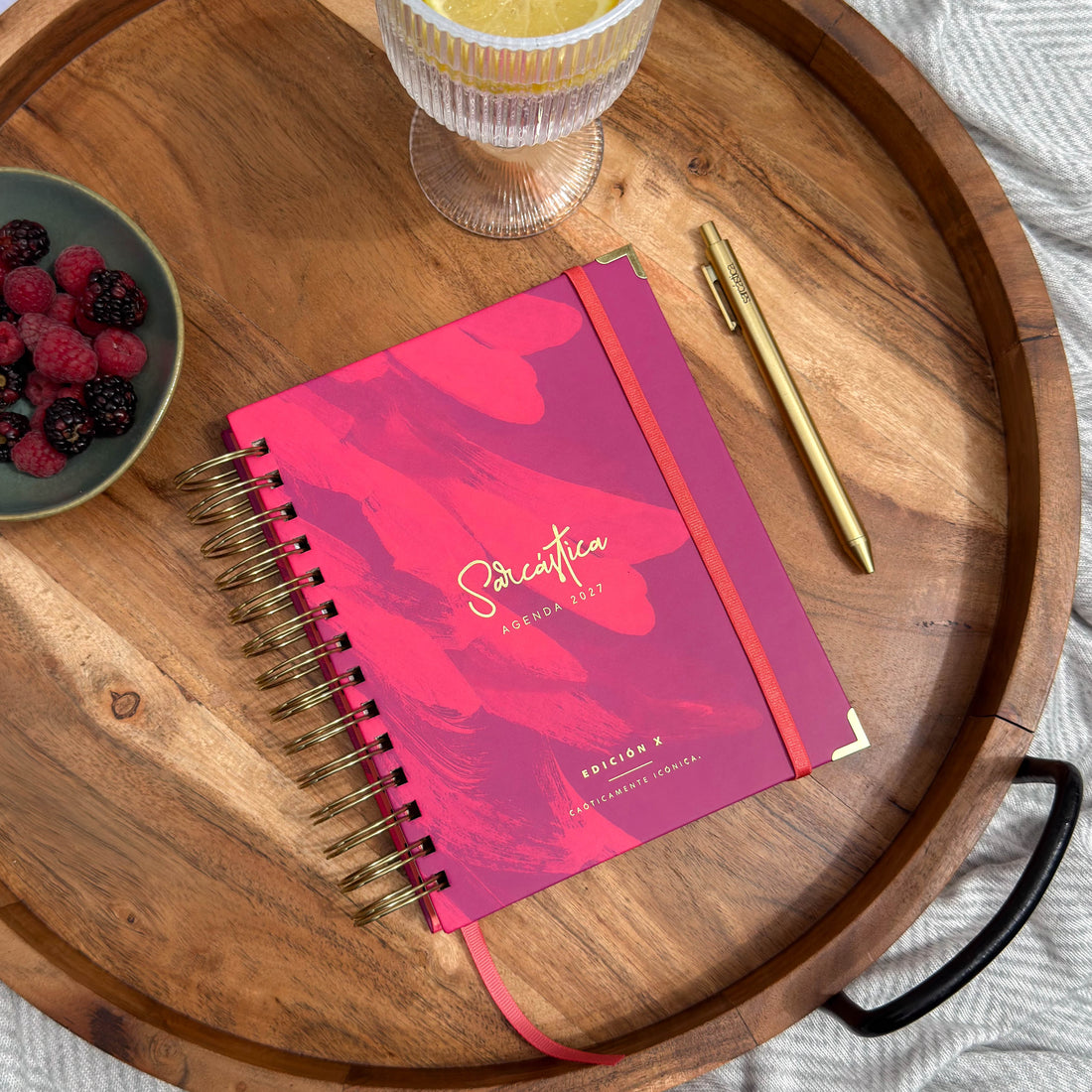 Agenda 2027 SEMANAL Sarcástica - PINK FLAMINGO (PREVENTA)