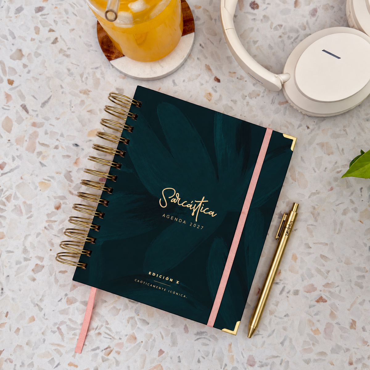 Agenda 2027 SEMANAL Sarcástica - BLACK MINT (PREVENTA)