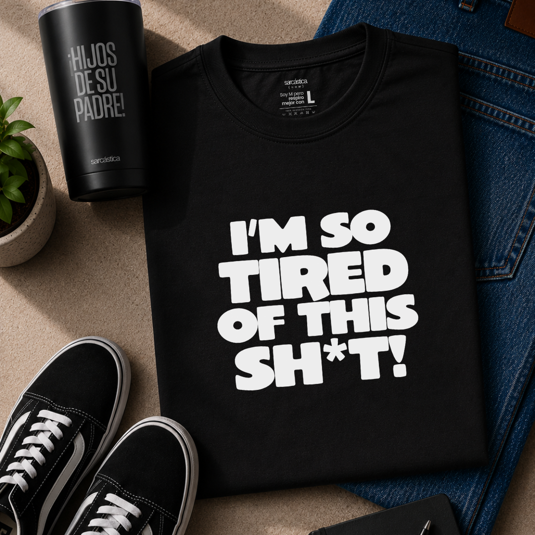 Polo Individuales l Papá - I´m so tired of this sh*t!