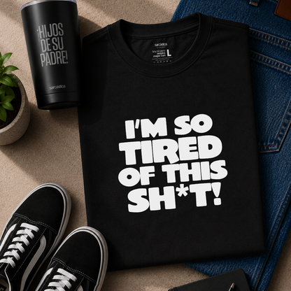 Polo Individuales l Papá - I´m so tired of this sh*t!