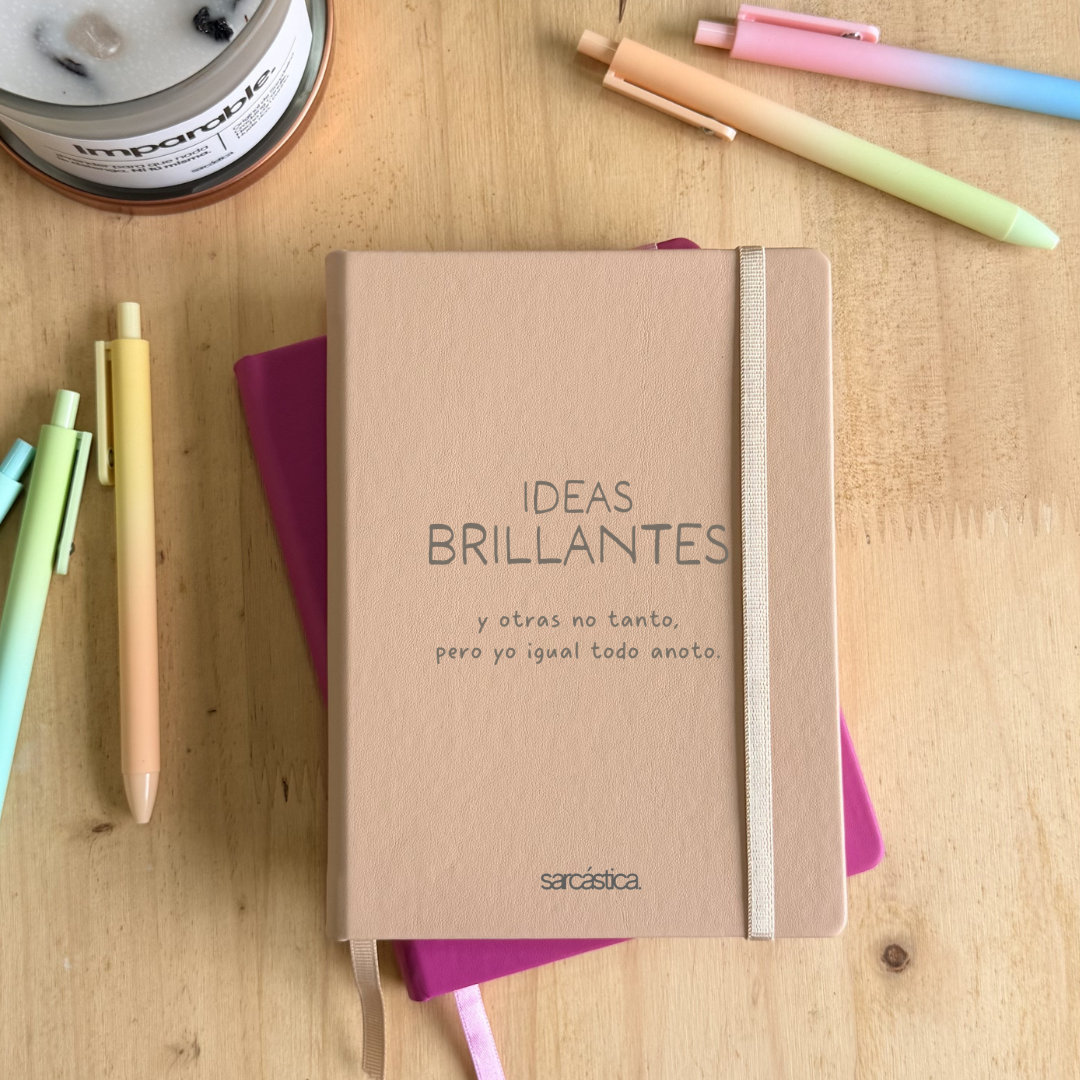 Libreta l Para Maestra - Ideas brillantes y otras no tanto, pero yo igual todo anoto