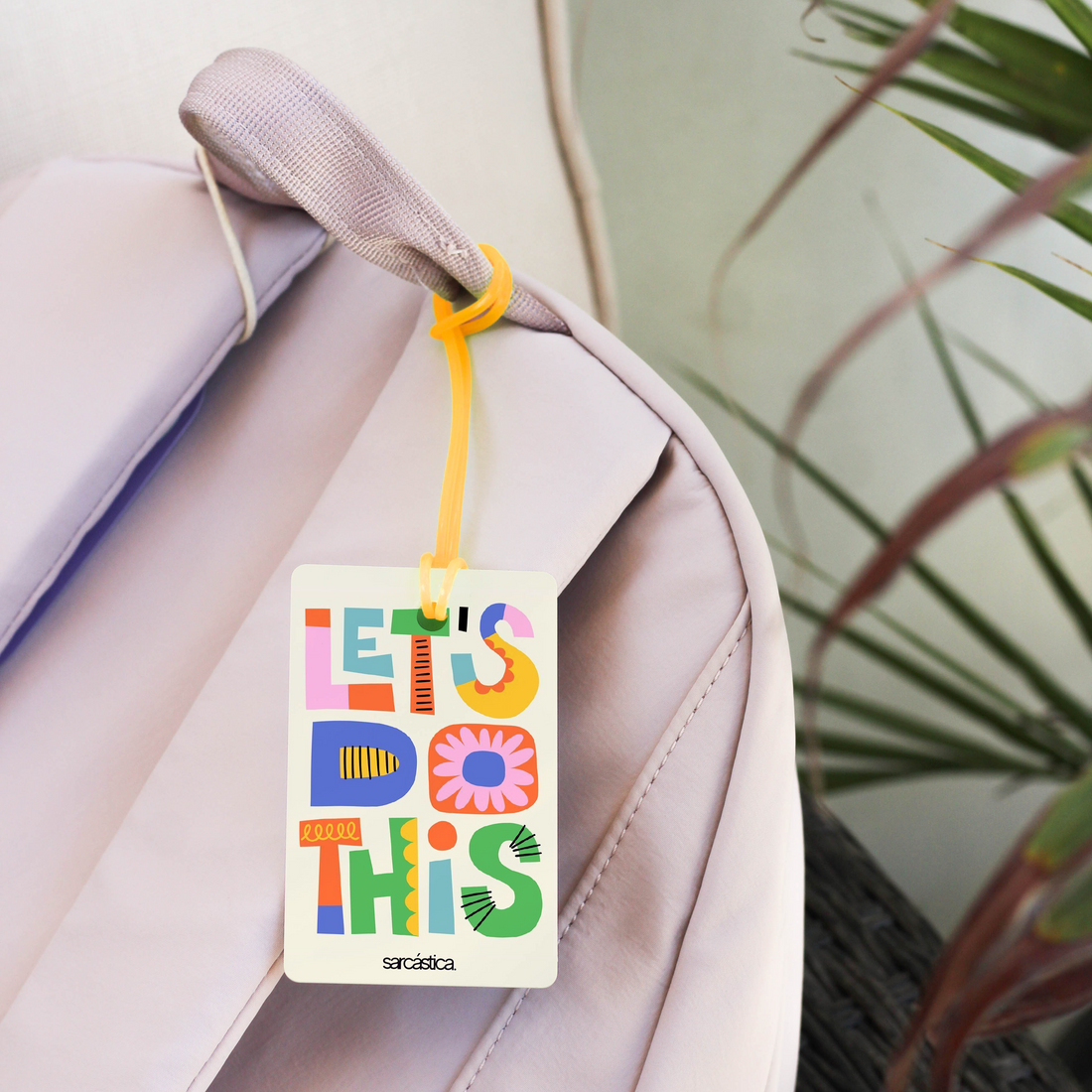 Tags de Mochila Escolar - Let´s do this