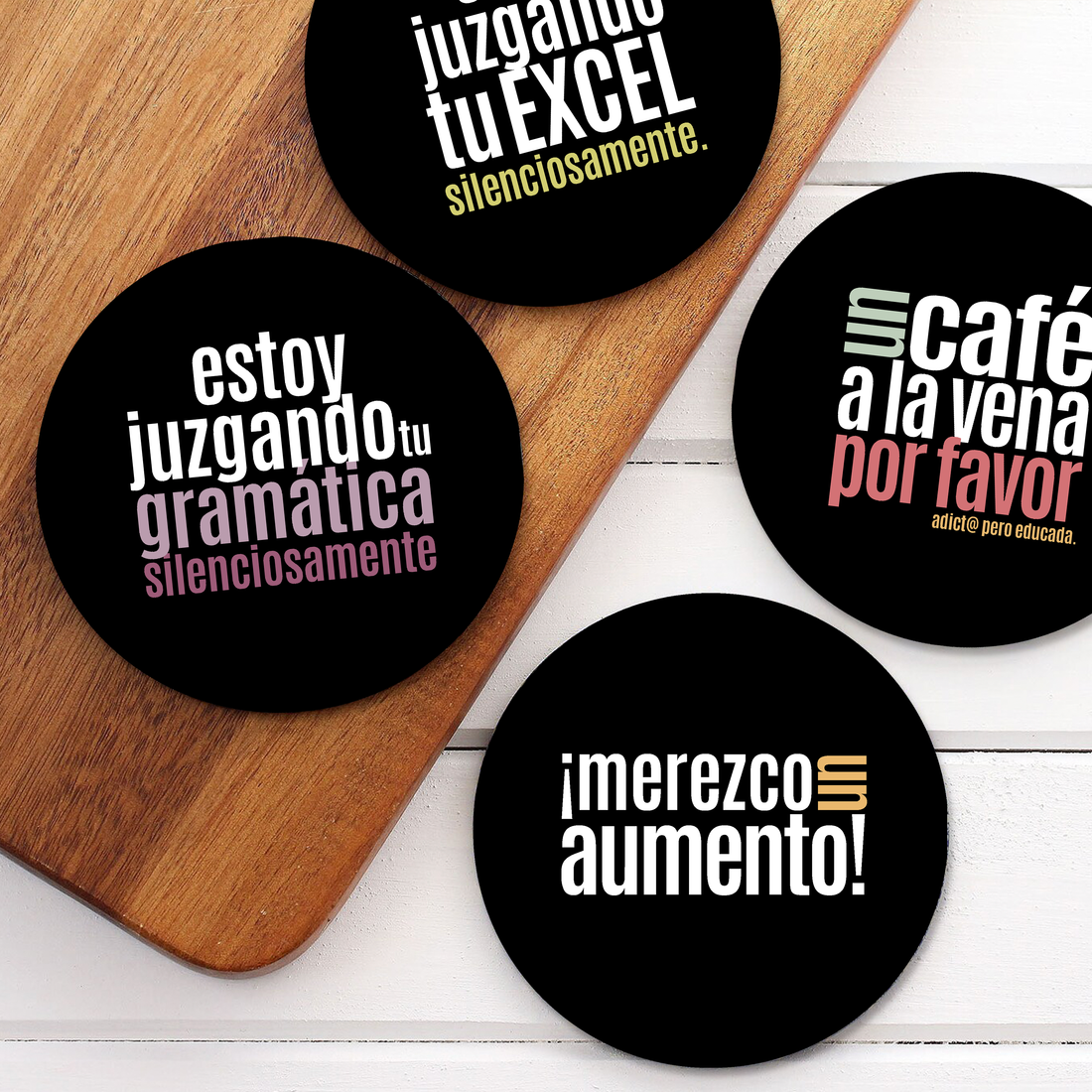 Colección Posavasos ¡Merezco un aumento!