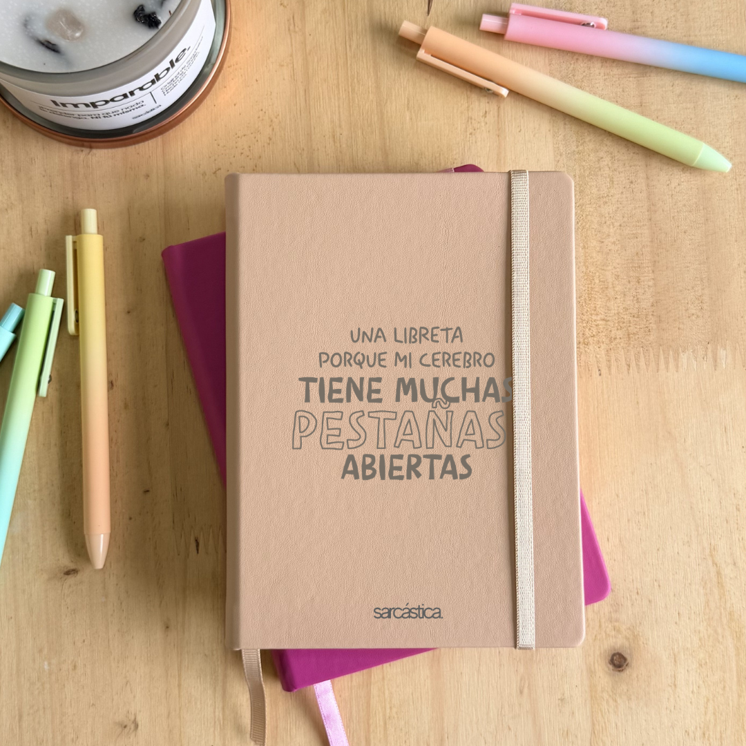 Libreta l Para Maestra - Una libreta porque mi cerebro tiene muchas pestañas abiertas