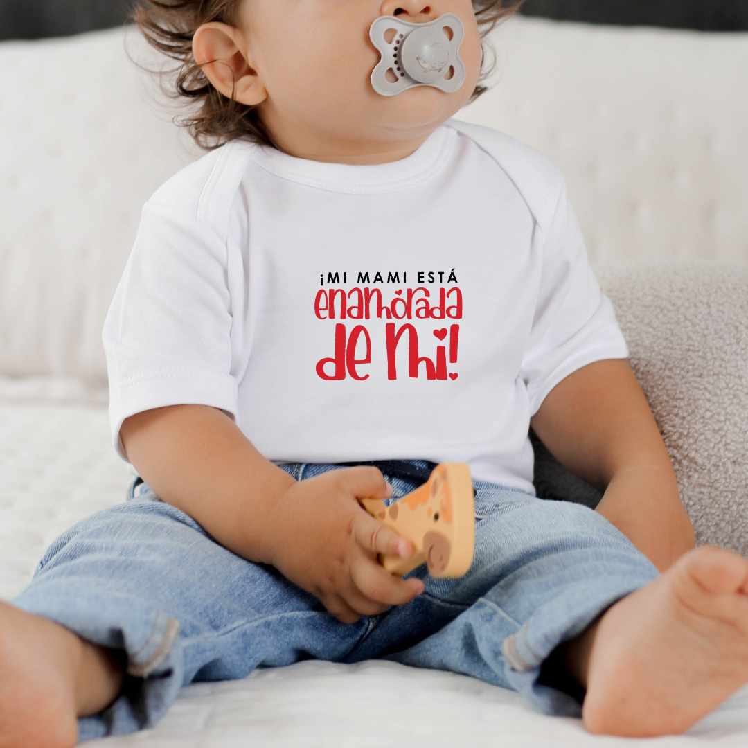 Body para Bebé - ¡Mi mami está enamorada de mi!