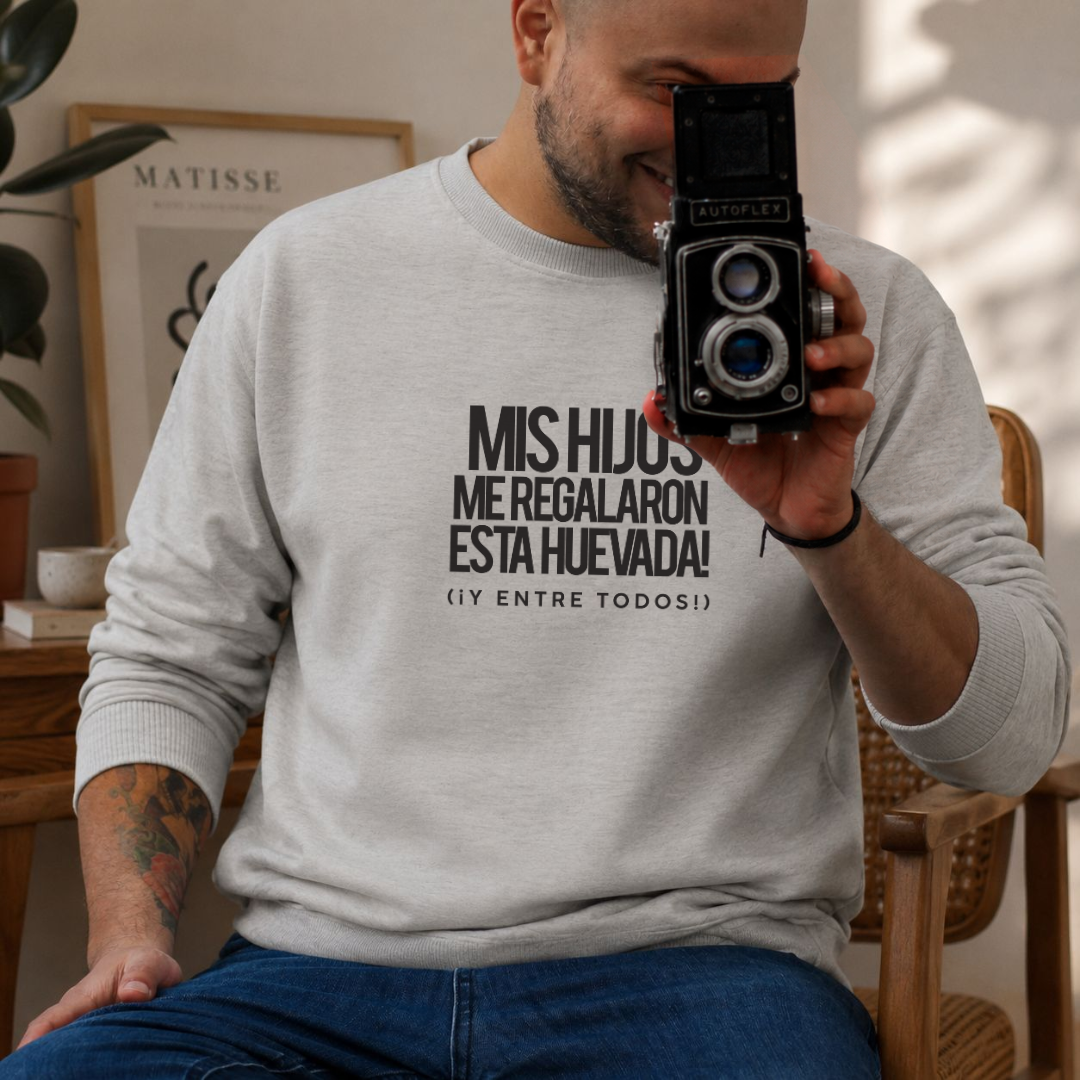 Polera Individual l Papá - Mis hijos me regalaron esta huevada!
